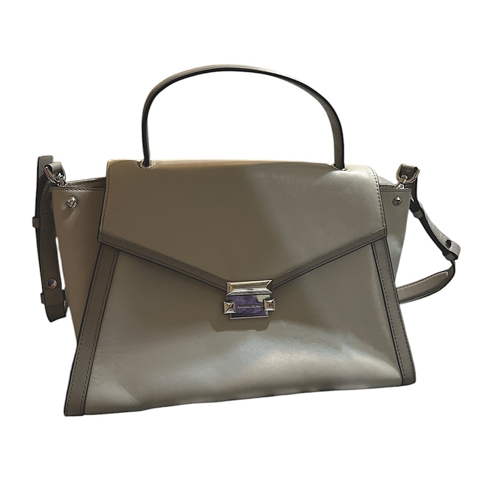 Michael Kors satchel handbag two toned gray